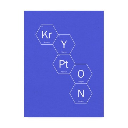 Trademark Fine Art Ali Michael 'Krypton' Canvas Art, 24x32 ALI37932-C2432GG